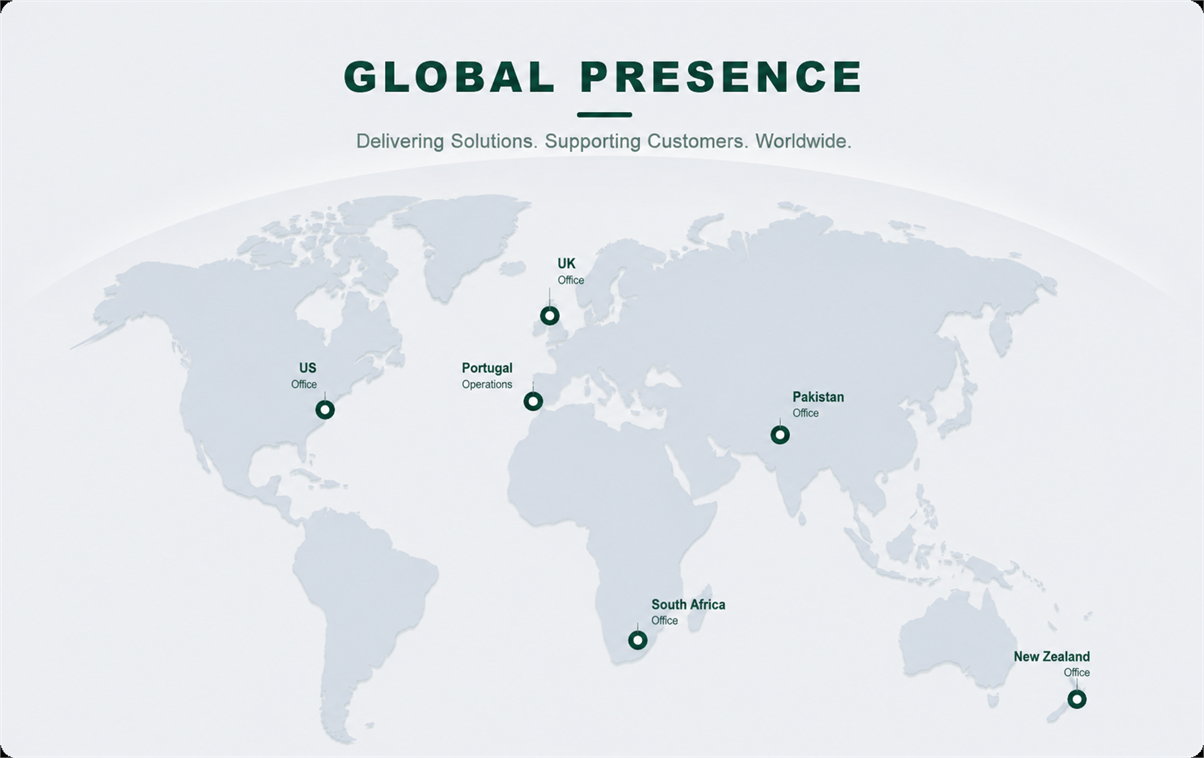 ISB Global global presence across offices and customer locations